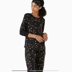 Kate Spade Henley Holiday Pajama Set